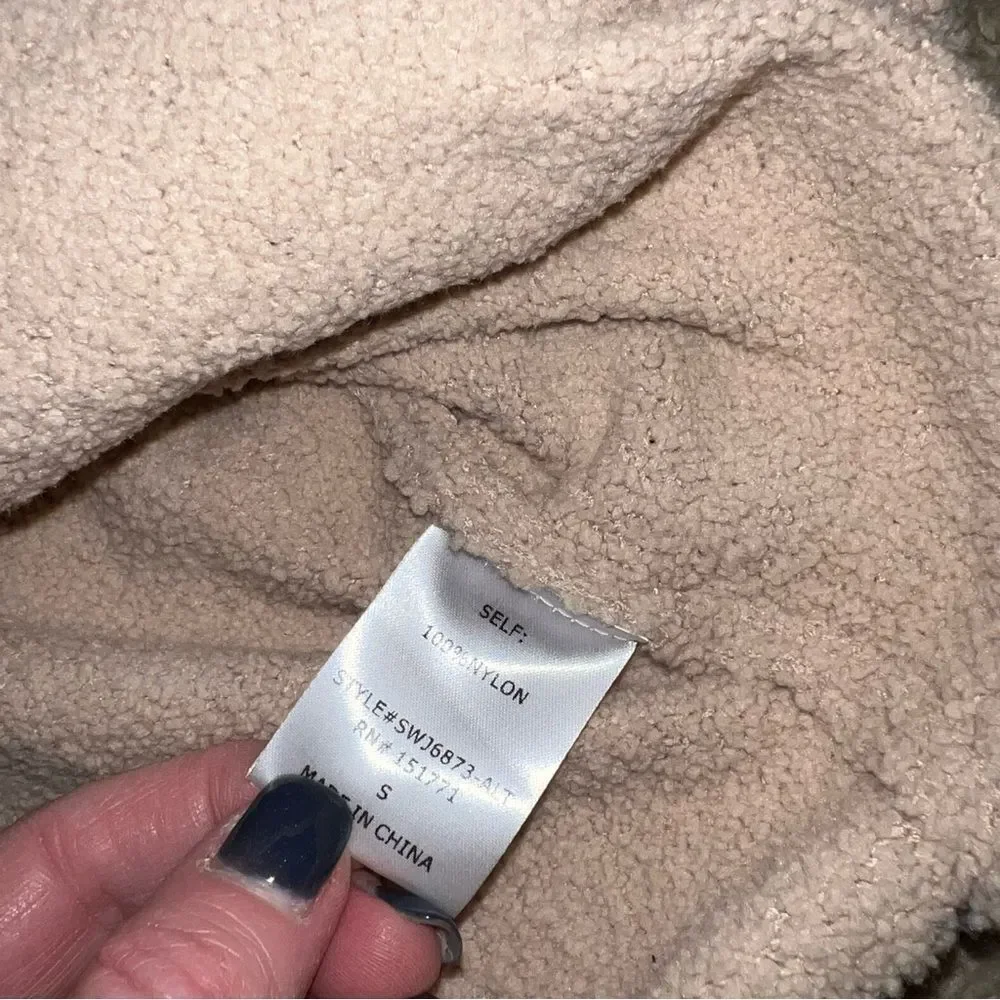 Beige Button-Up Jacket - Picture 3 of 6